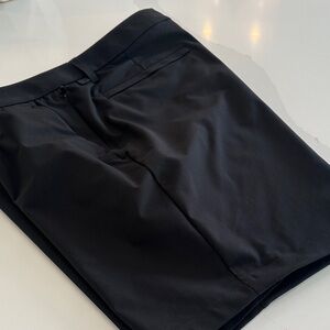 lululemon athletica Men's Black Flat-Front Performance Shorts